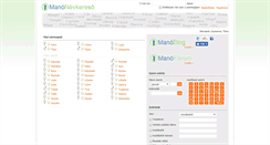 Desktop Screenshot of nevkereso.manoblog.hu